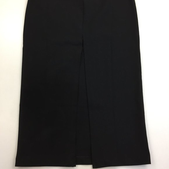 D&G DOLCE & GABBANA Basic Italy Black High Slit Front Skirt - Picture 7 of 16